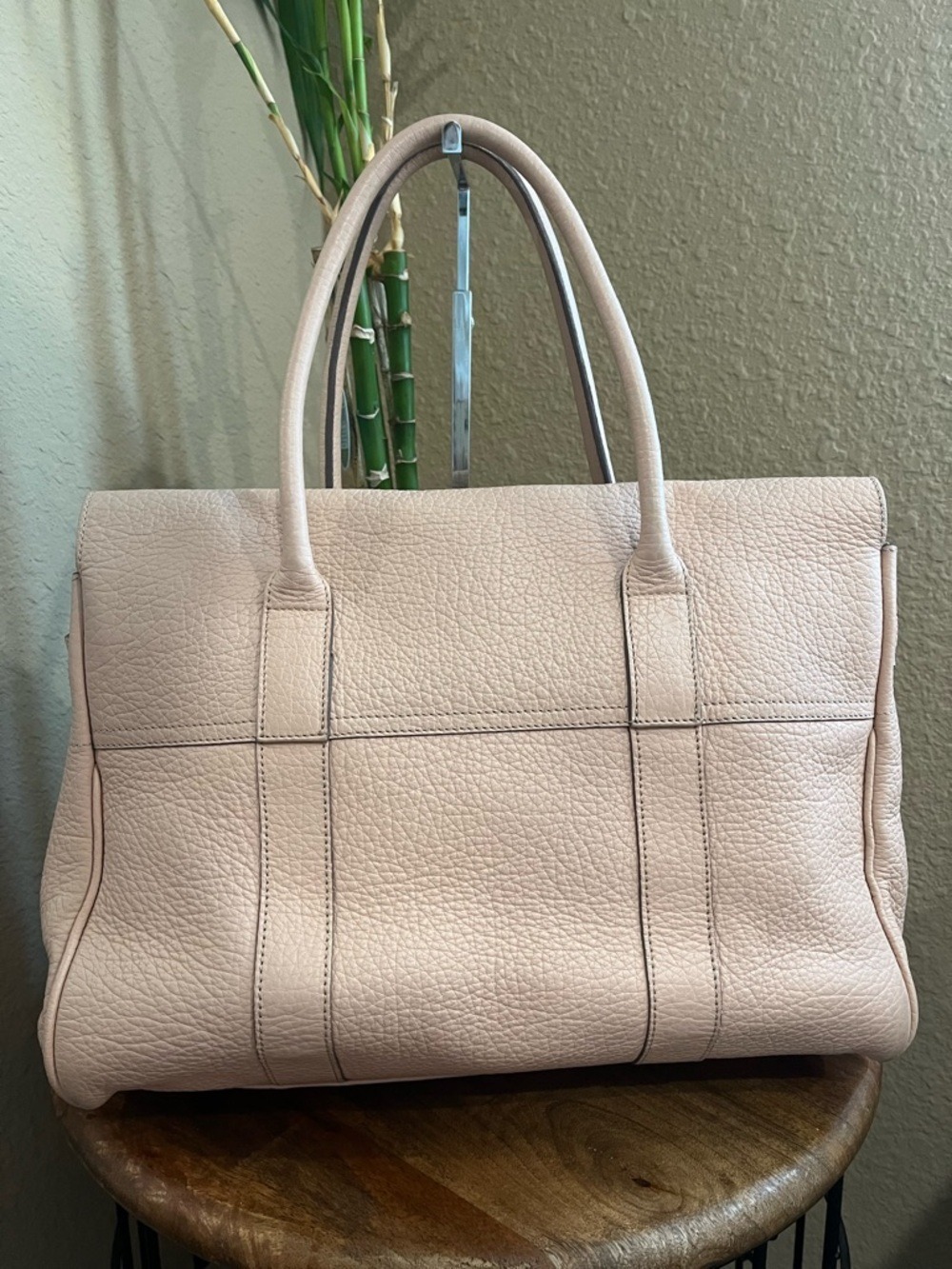 MULBERRY POWDER ROSE GRAINED LEATHER BAYSWATER - Picture 2 of 15